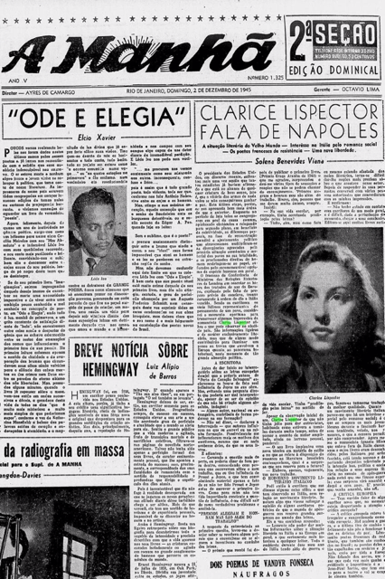 Jornal publicado por Clarice.